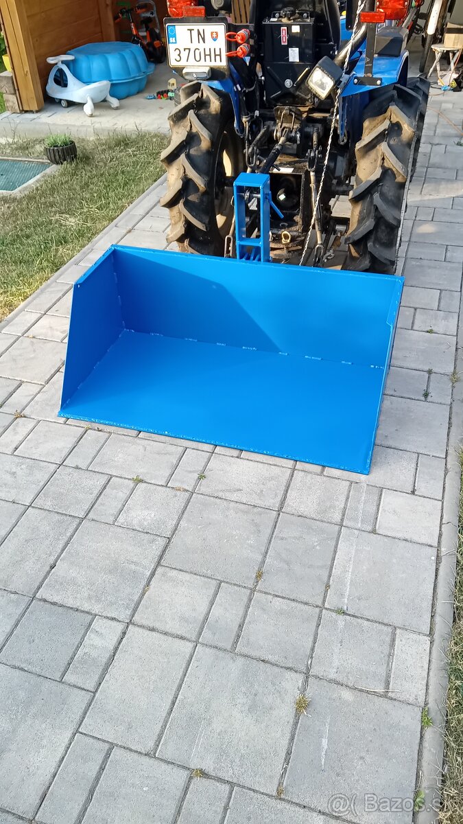Transportný box manuálne sklápateľný za malotraktor - 12