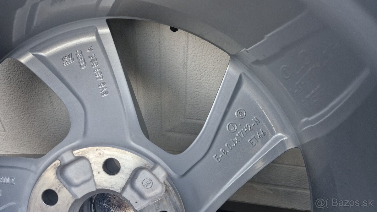 Zimné 225/50 R17, 5x112, 8J, VW, Audi S3, Škoda - 12