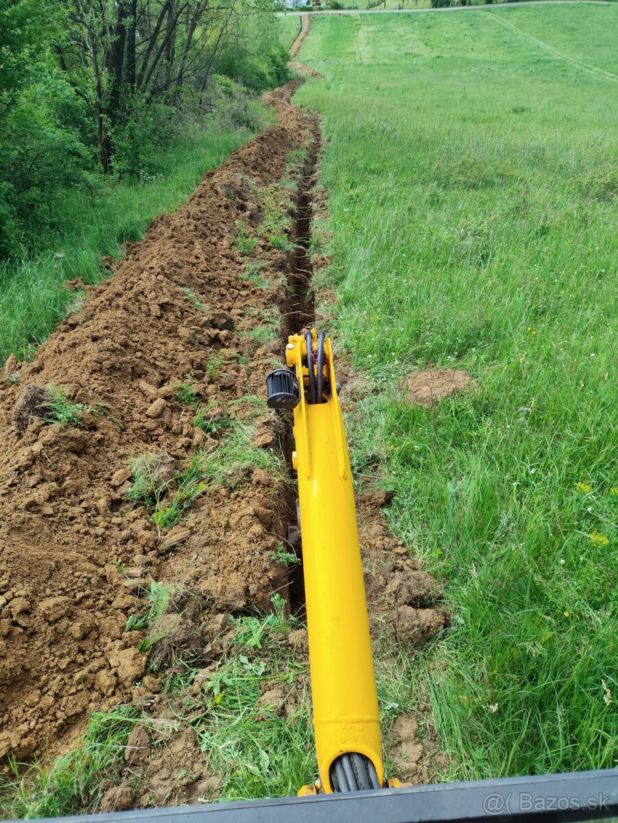 Zemné a Výkopové práce minibagrom - 12