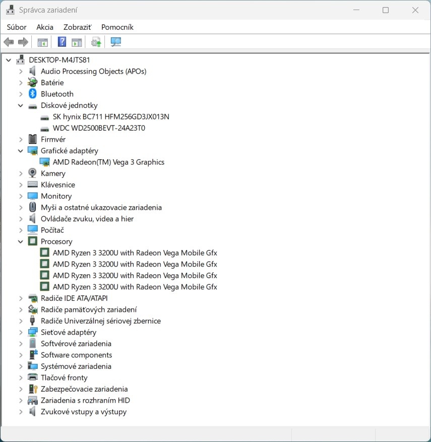 Lenovo V155-15API /AMD Ryzen 3-3200U/8GB RAM/FHD/SSD+HDD - 12