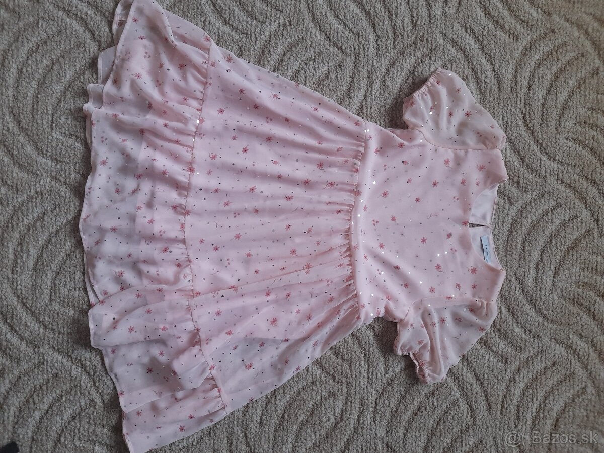 Krásne dievčenské šaty, veľkosť 140 - 12