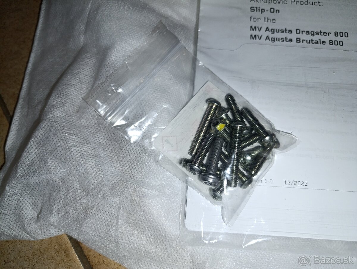 Mv agusta racing kit akrapovic EVO - 12