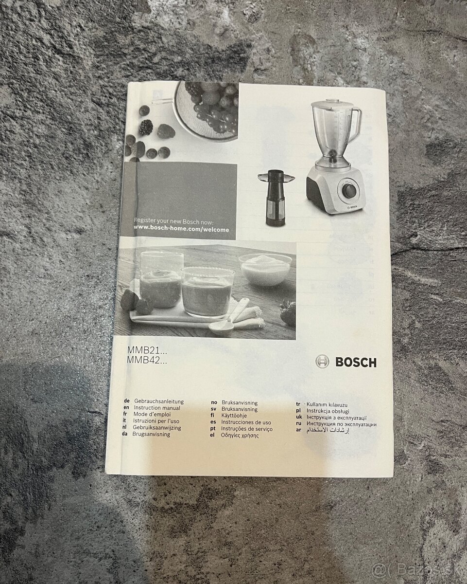 Nový Bosch MMB 42 G0B Silentmixx tichý mixer - 12