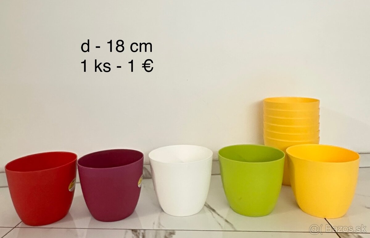 Plastové kvetináče na predaj - 12