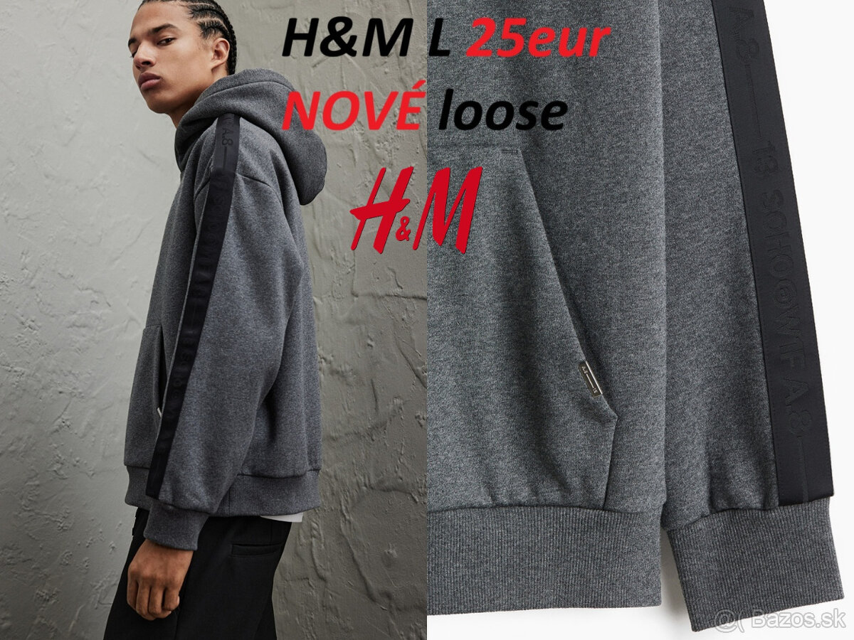 Pyžamo (Tričko + Nohavice) HM, Mikina s Bočnými prúžkami HM - 12