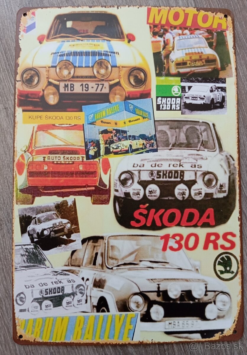 Škoda 130RS/LR, Octavia,Felicia,110R,Garde,retro tabuľky - 12