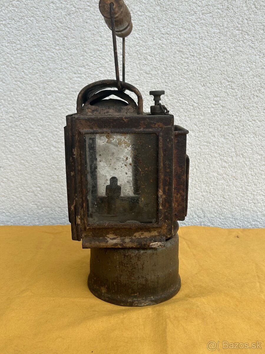 Nemecke kovové karbidove Lampi - 12