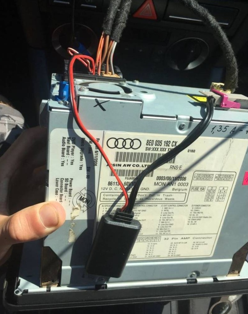 MODUL Bluetooth ADAPTER pre SKODA VW AUDI SEAT - 12