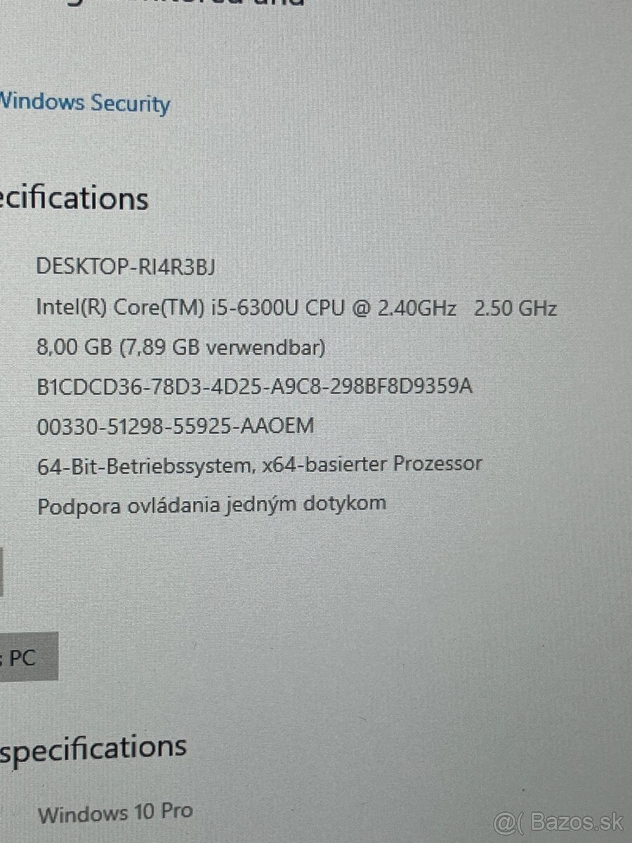 Panasonic CF-D1 výkonný turbo tablet I5 6300 - 12