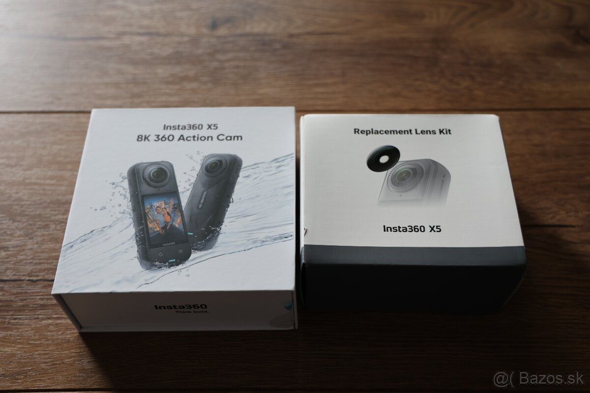 Insta360 X5 Standard bundle plus nové náhradné sklá - 12