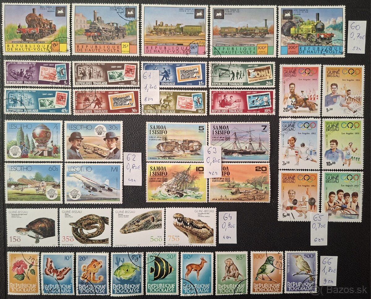 Postove znamky Mix 4 (101poloziek) - 12