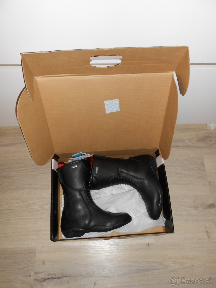 Predam nove damske kozene moto cizmy znacky IXS TOUR - 12