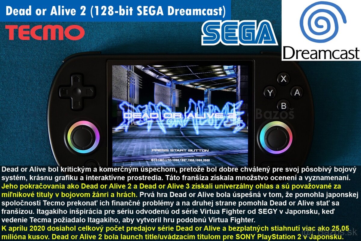 Anbernic RG40XX H WiFi Black ▬ Super SONY PSP (nová) - 12