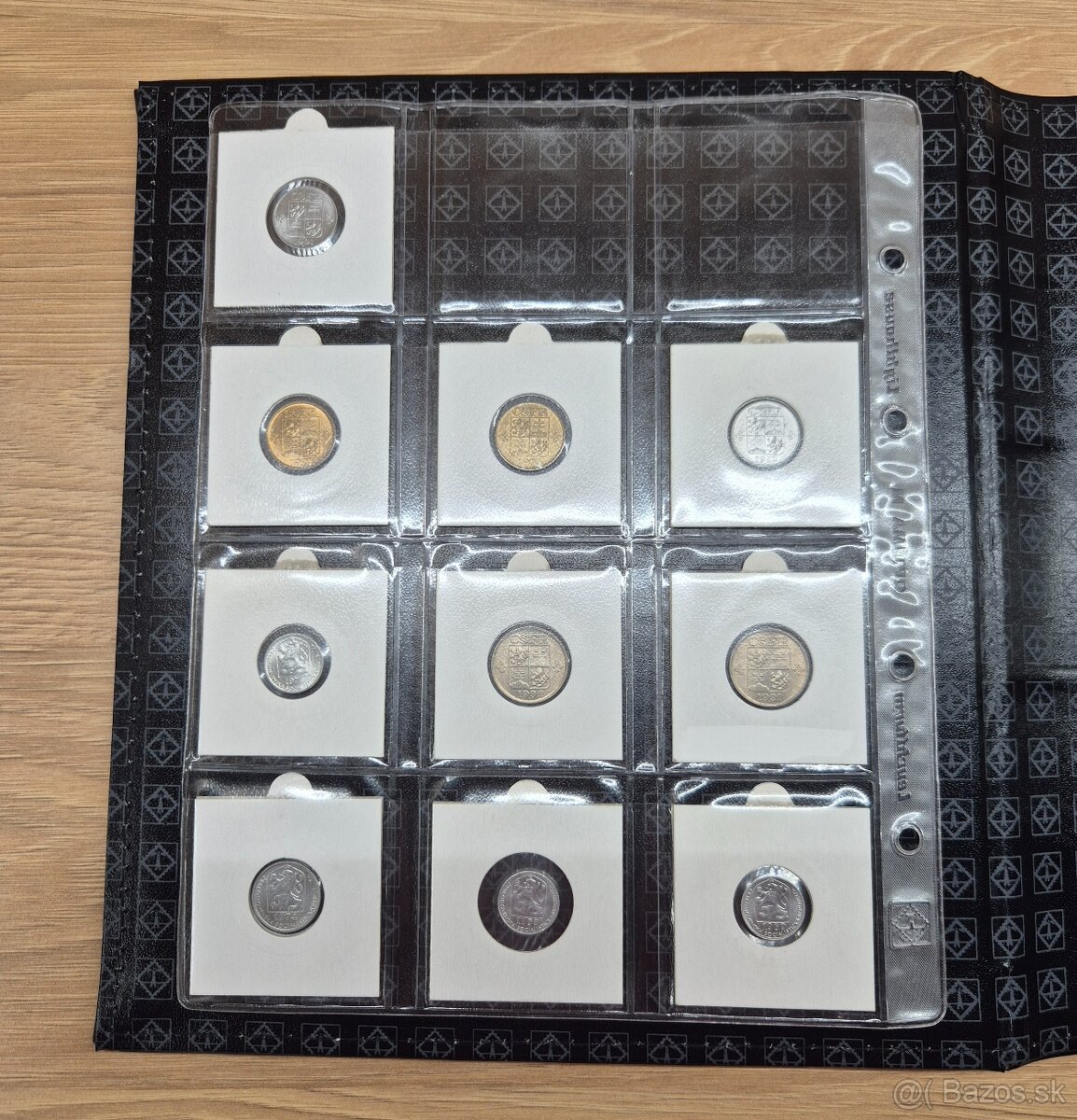 Album Optima s kazetou + mince ČSR, ČSSR, SR - 12