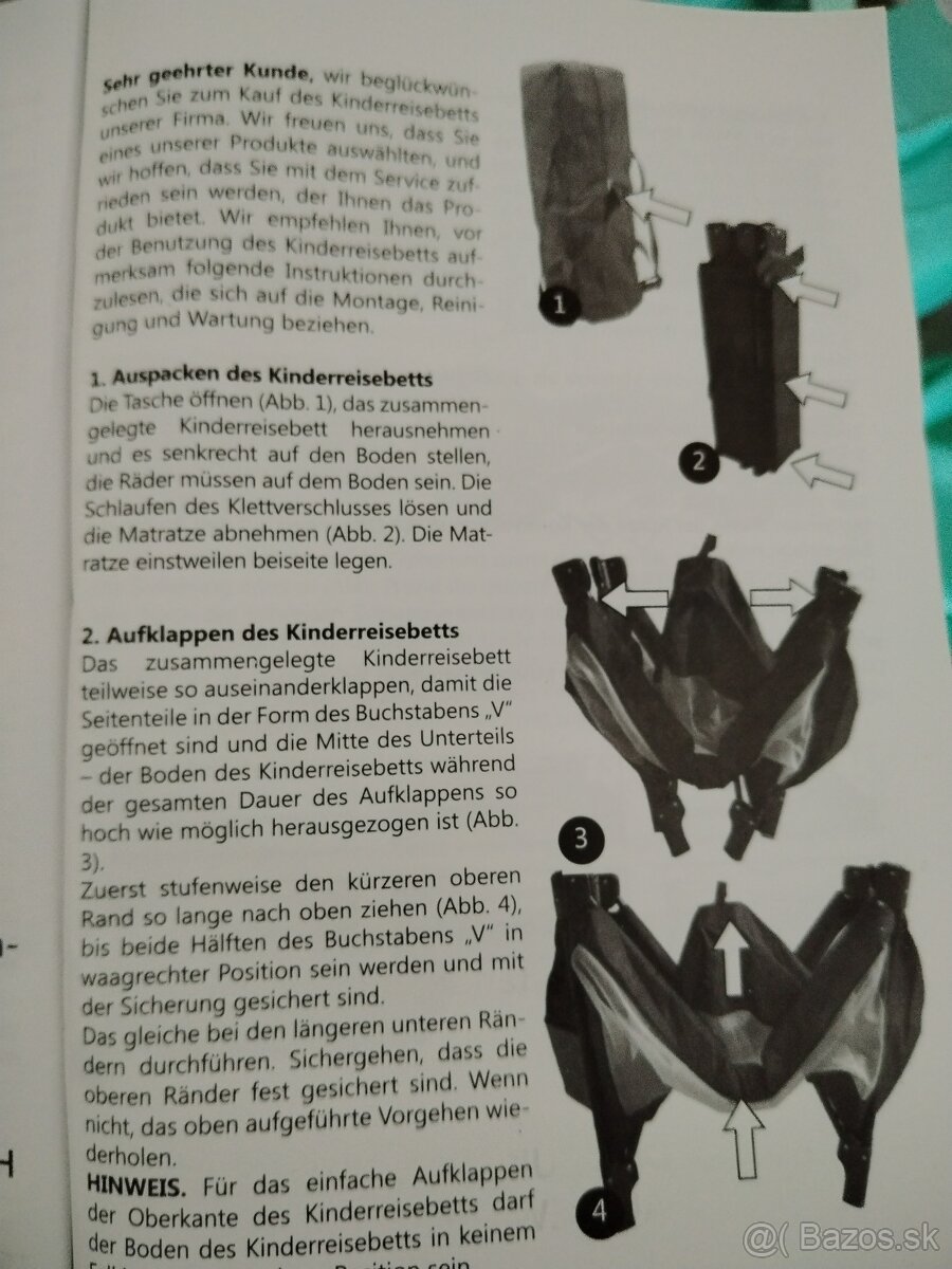 Cestovná postieľka Zopa ako nova - 12