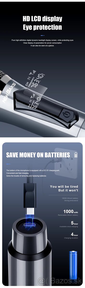 Diaľkové mikrofóny - 3 sady - 12