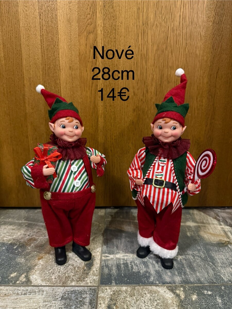 Vianočné dekorácie postavičky - 12