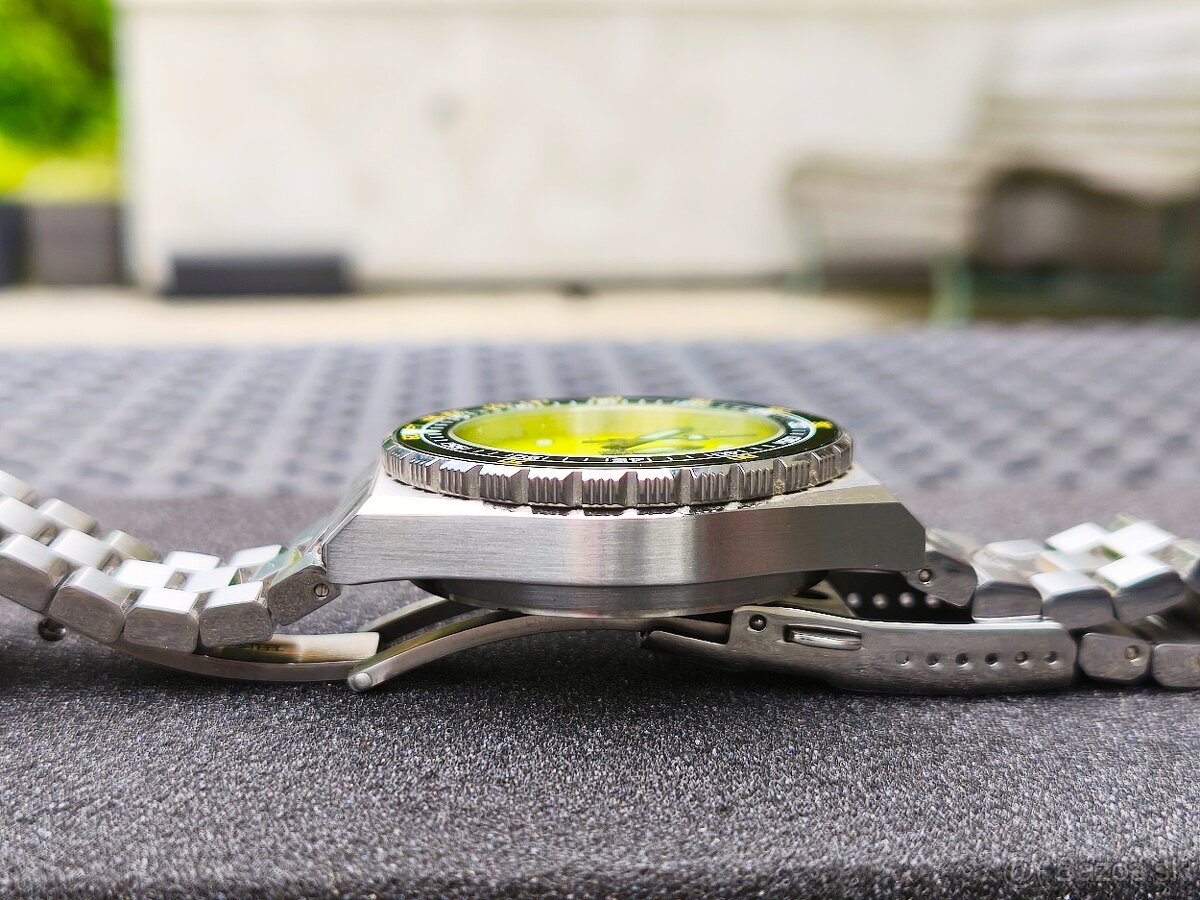 Luxusné pánske diver hodinky - SEESTERN 600T Yellow, Komplet - 12