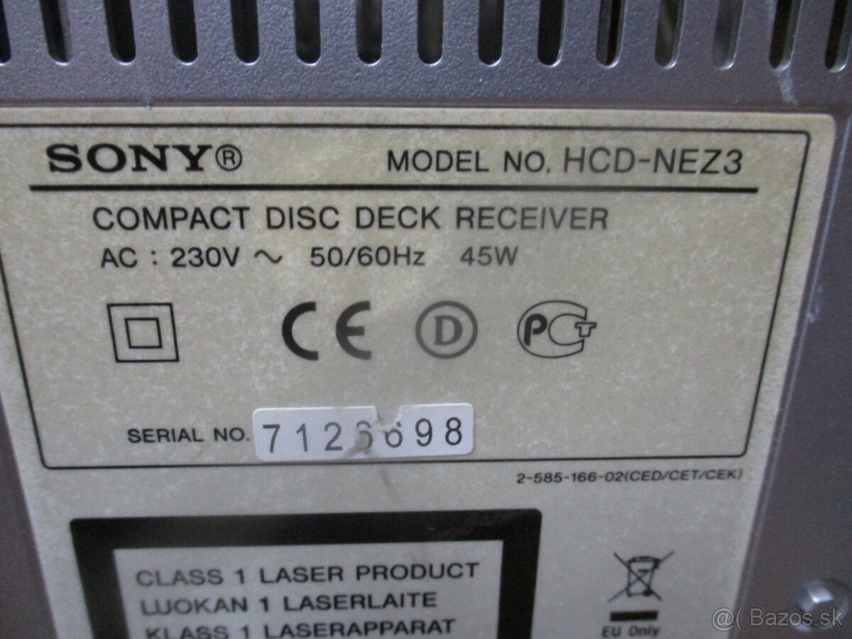 SONY HCD-NEZ3 - 12
