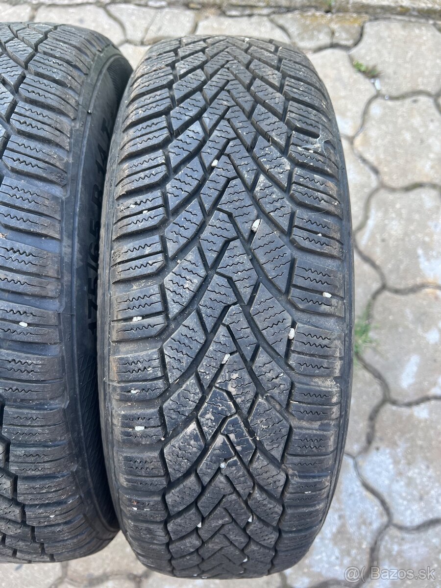 Predám 4ks zimné pneu 175/65 R14 - 12