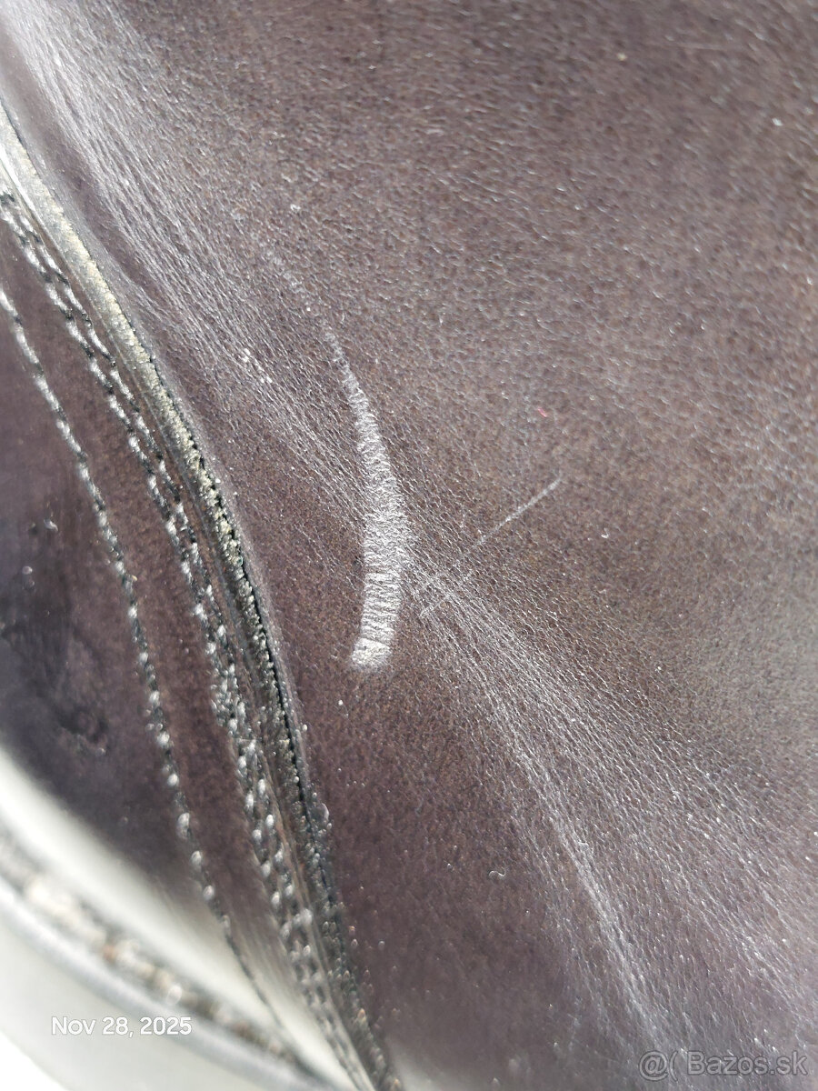 Panske cizmy talianske z pravej koze rucna vyroba vel. 43 - 12