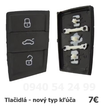 Obal kľúča VW SEAT ŠKODA - 12