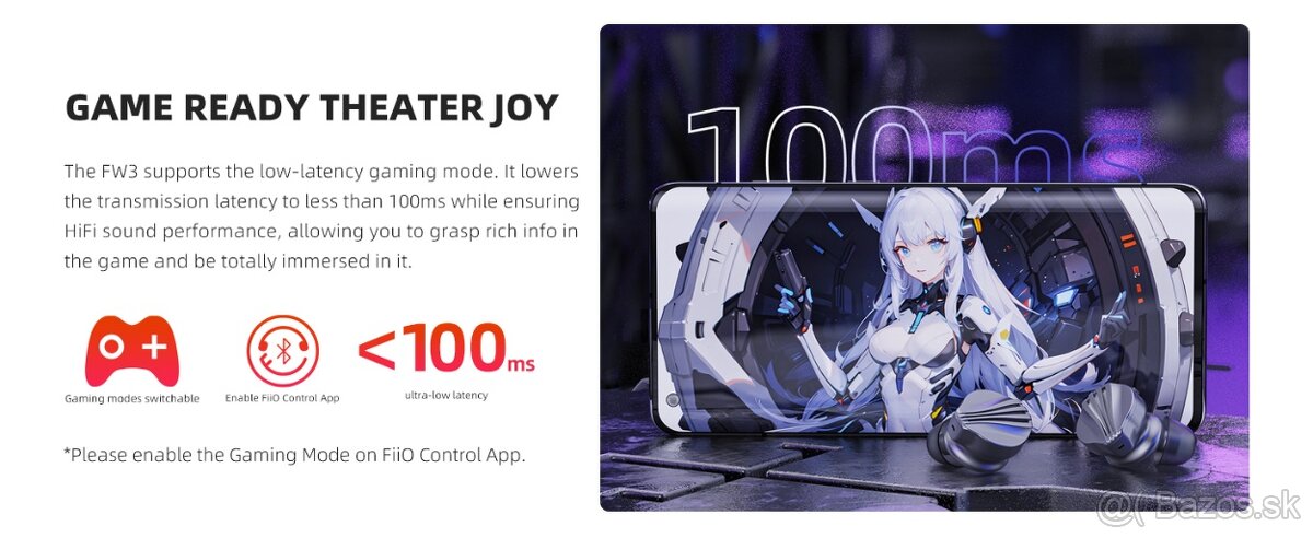 FiiO FW3 Interstellar Gray - 12