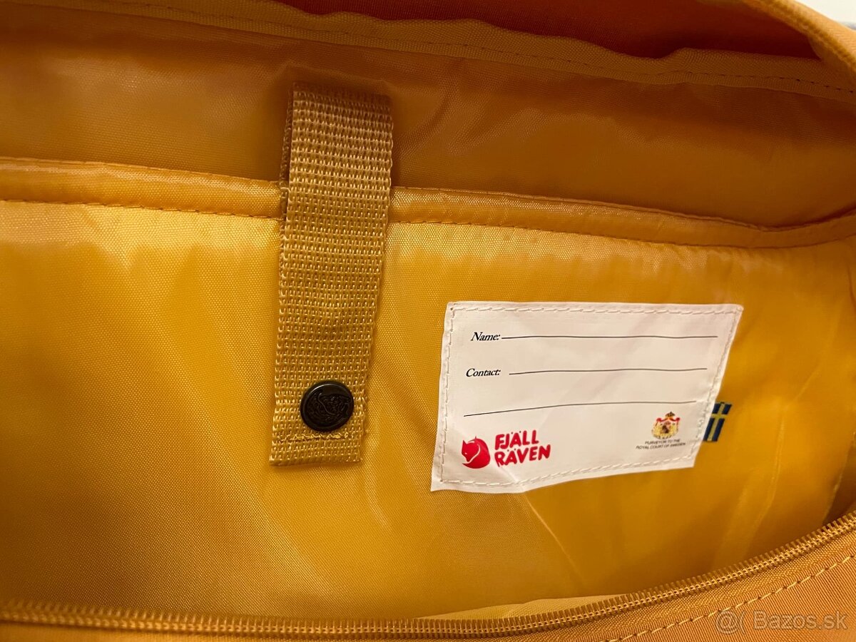 Predám batoh značky Fjällräven Kanken Weekender žltý - 12