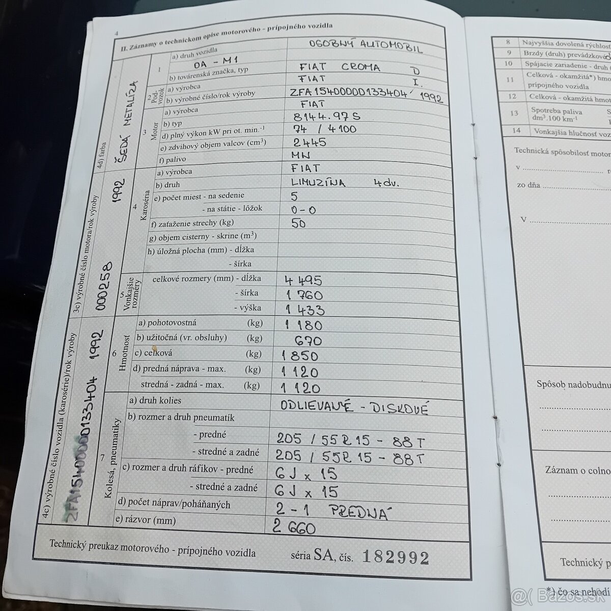 Fiat Croma 2.5td - 12