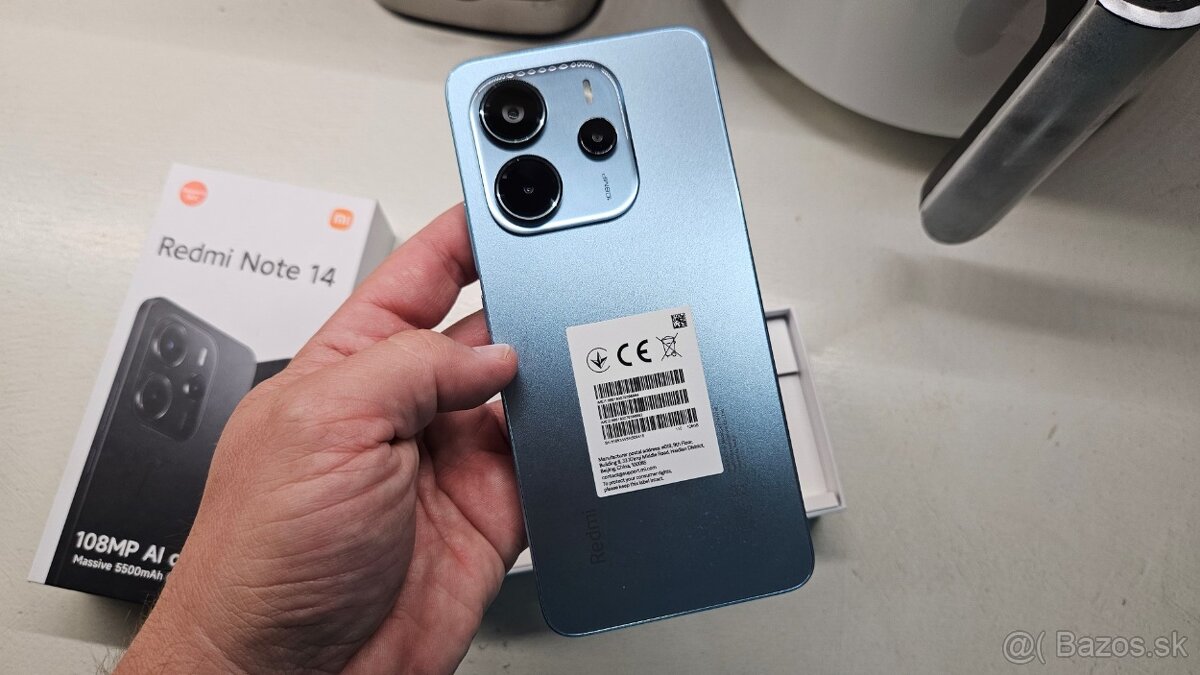 Redmi Note 14 modrý 128GB - zánovný - 12