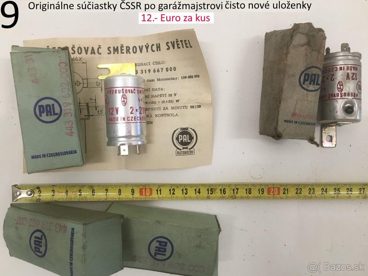 Originálne súčiastky PAL Czechoslovakia - 12