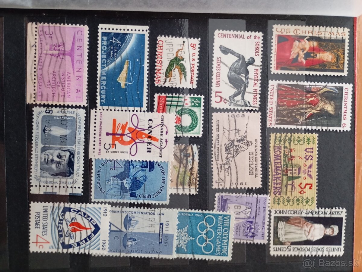 Album známok USA. - 12