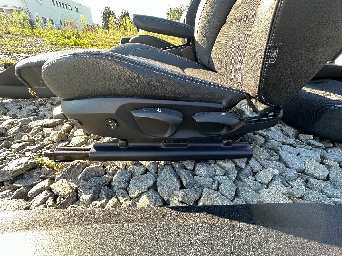 Sedačky bmw f25 x3 kompletne polokožené sedadla - 12