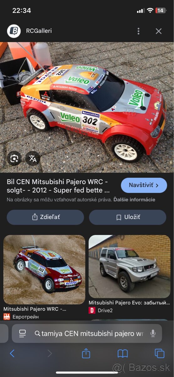 CEN Mitsubushi Pajero WRC Nitro 1:10 - 12