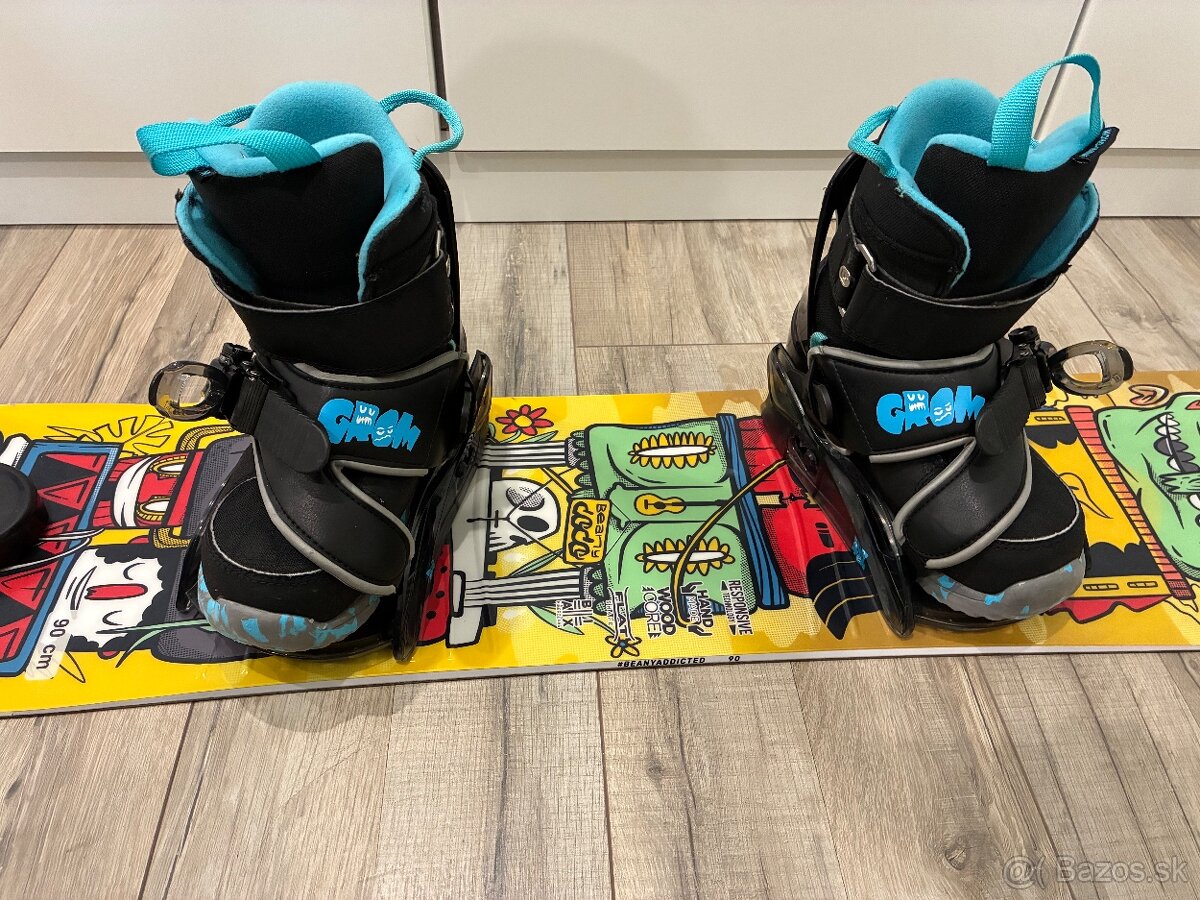 Detsky snowboard komplet - 12