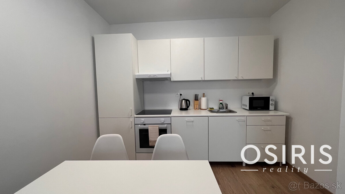 Na prenájom 2i byt s balkónom 12 m2, novostavba 2024, 1x par - 12