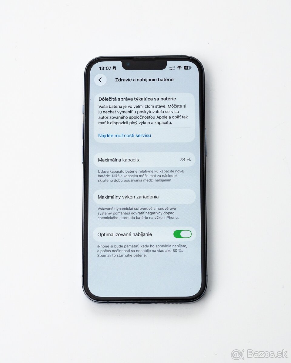 Apple iPhone 13 Pro 256GB Sierra Blue - 12