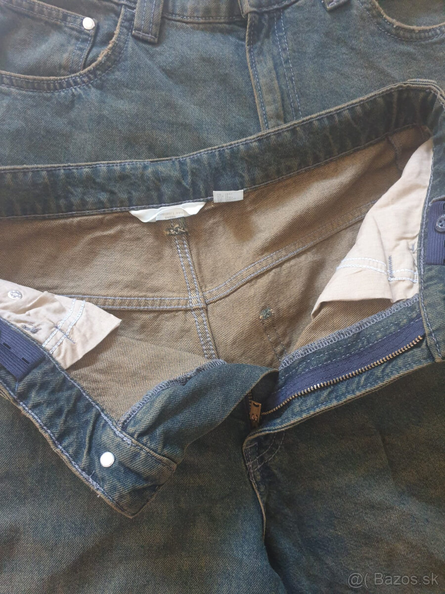 chlapčenské Baggy Jeans, nové , velkost 170 , zn. H&M - 12