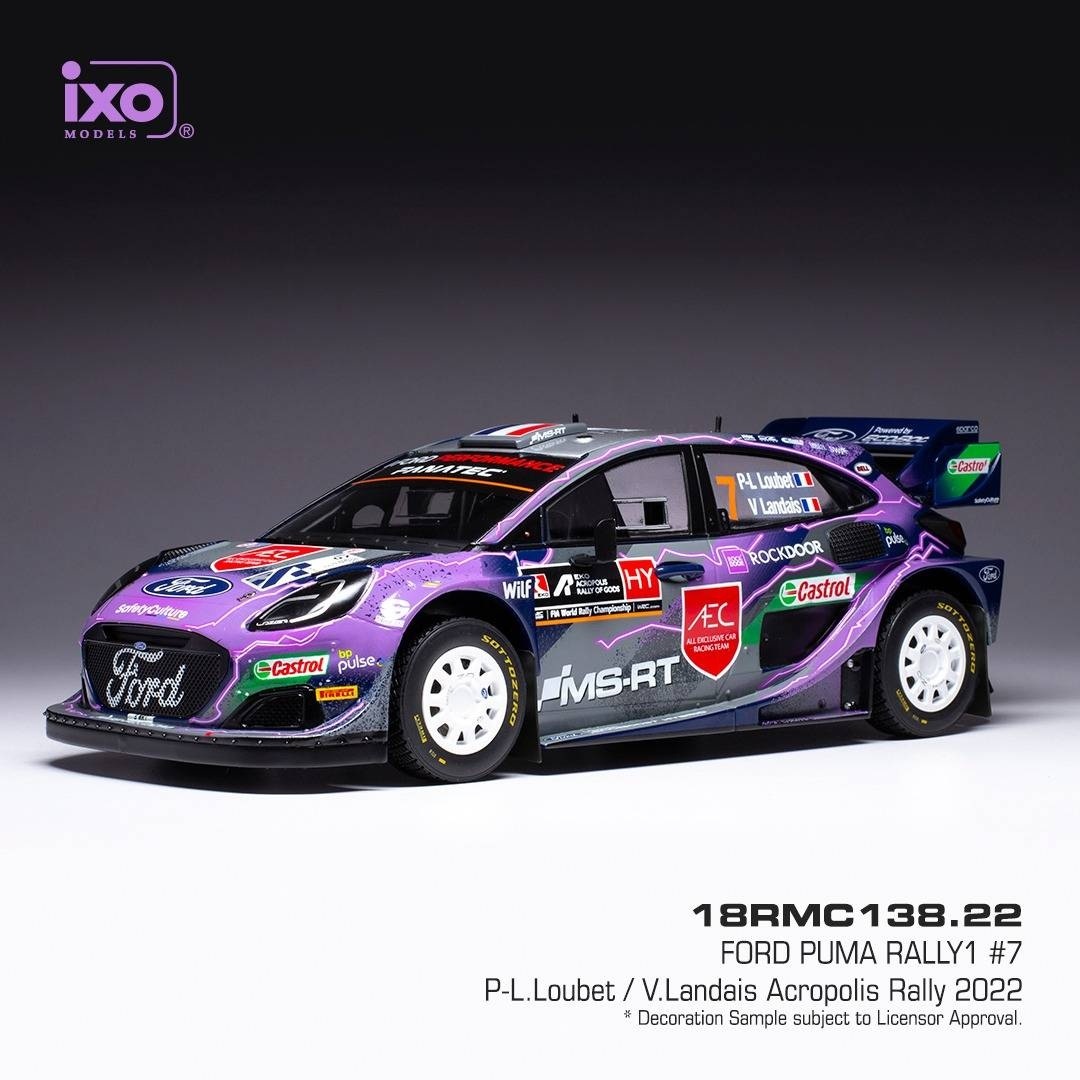 Modely Ford Puma Rally1 1:18 IXO - 12