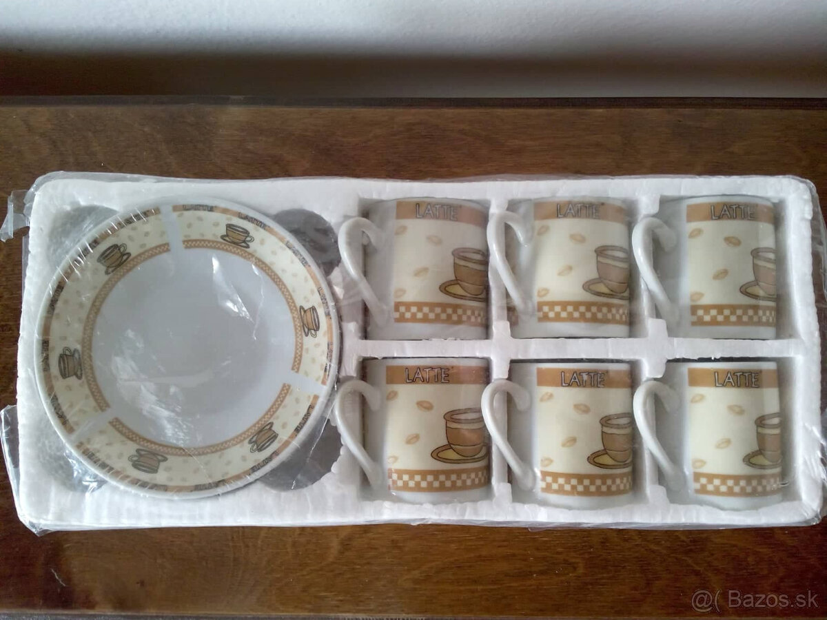 Retro kávové a čajové šálky 4. - 12