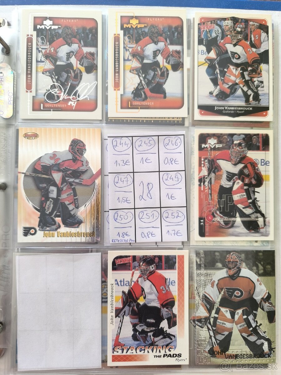 Hokejové kartičky - John Vanbiesbrouck 2 - 12