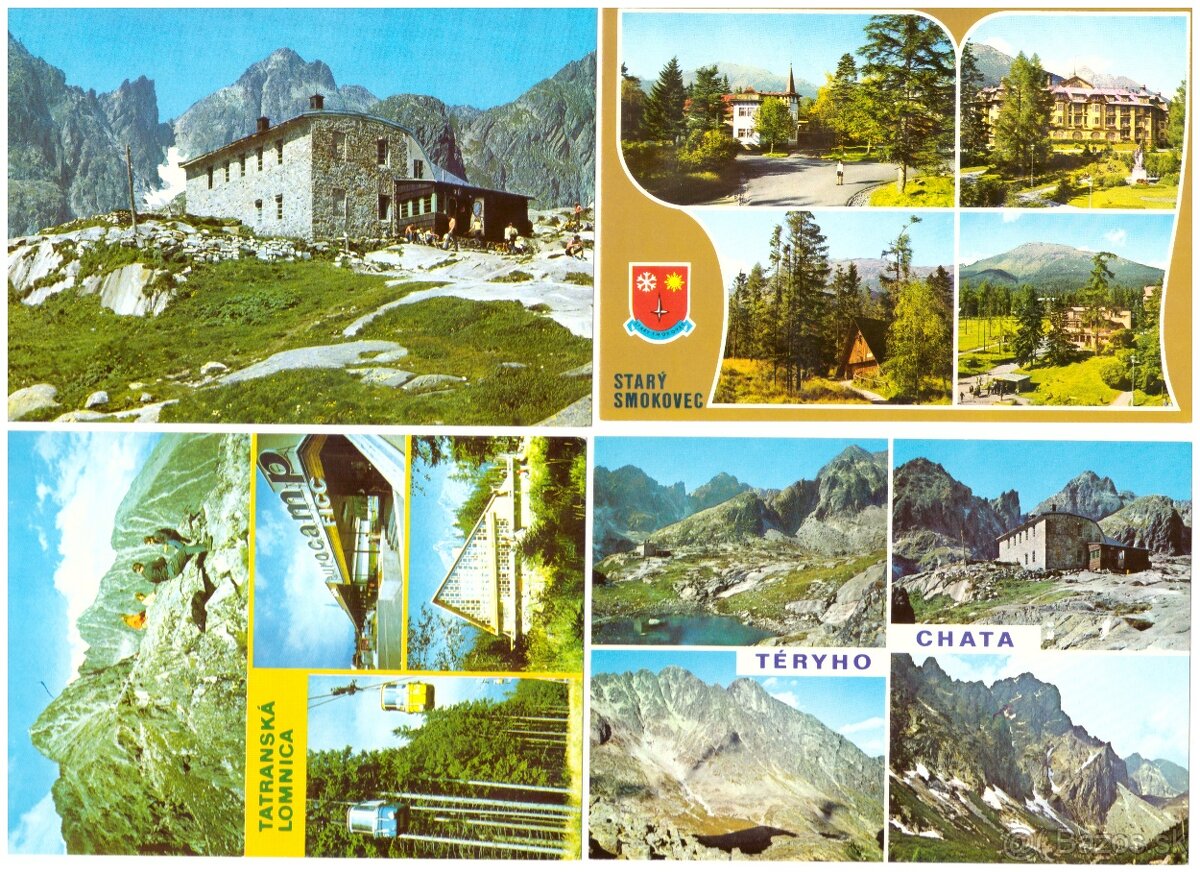Pohľadnice Vysoké Tatry farebne - 12