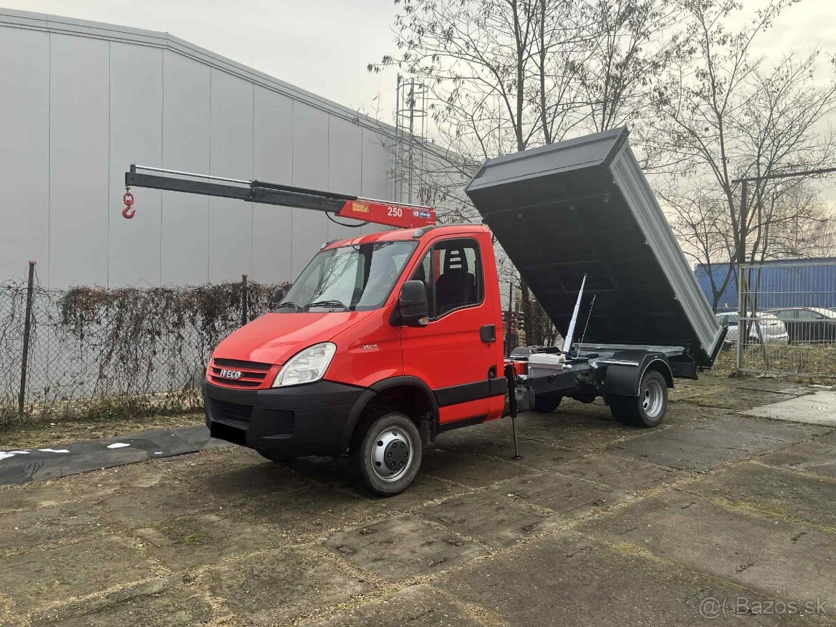 Iveco daily 35C15 3stranný sklapač s hydraulickou rukou 1,7t - 12