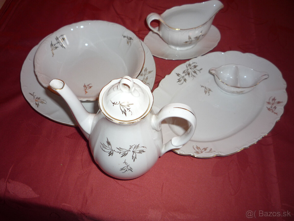 Český porcelán RETRO - jemný - 12