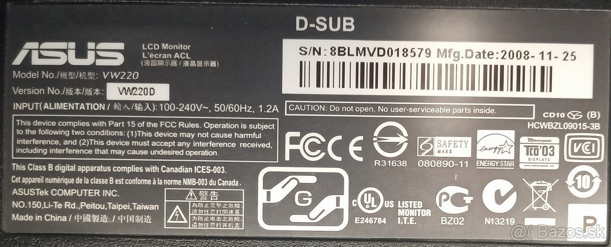 20/22" LCD monitory - 12