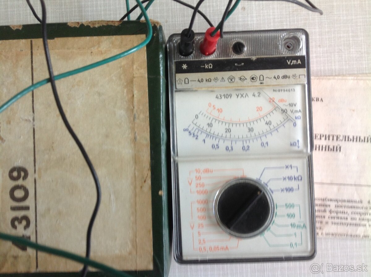 ANALOGOVE MERACIE PRISTROJE - 12