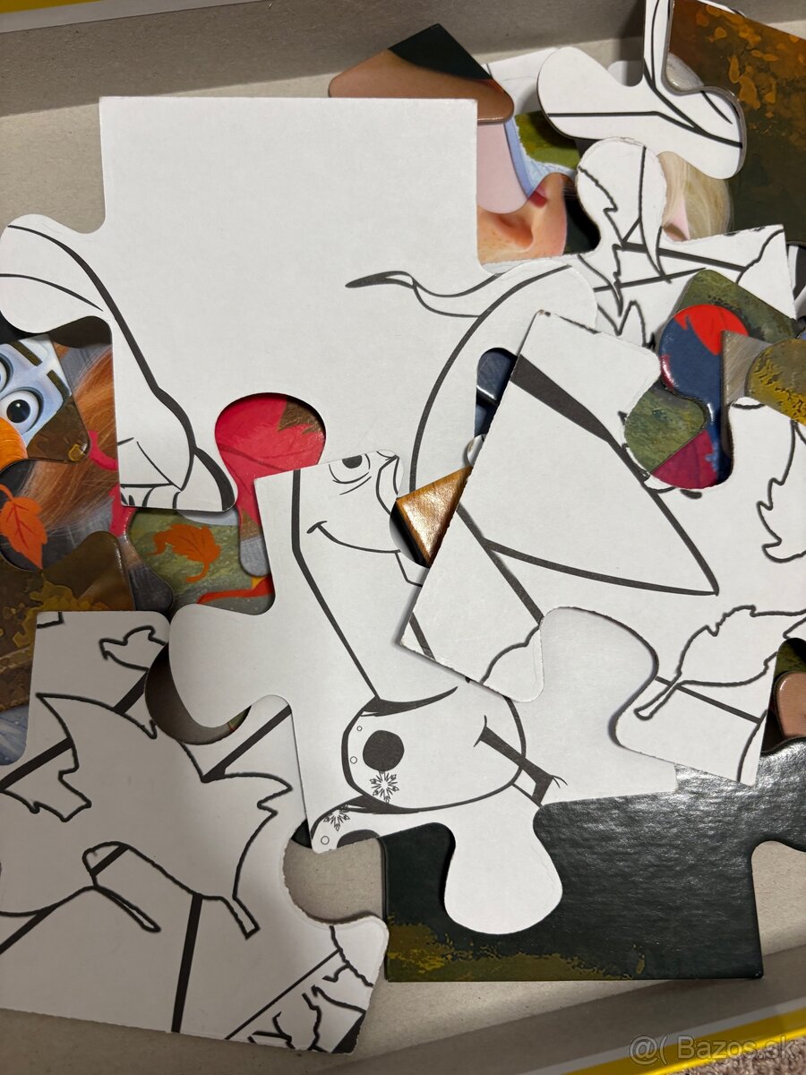 Detske puzzle frozen / trolovia - 12