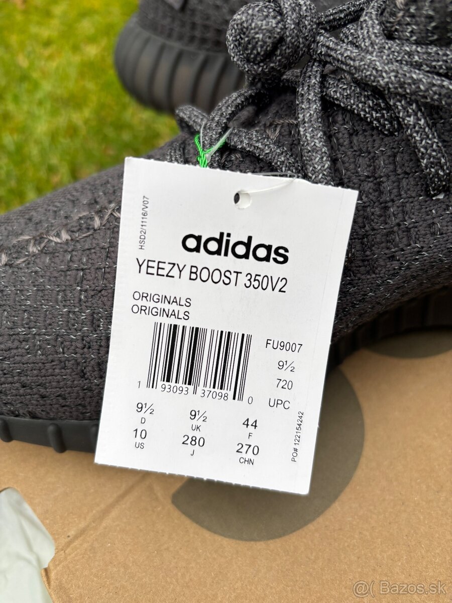 Adidas Yeezy Boost V2 Static Black Reflective - 12