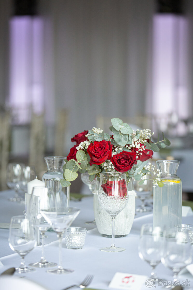 svadobná výzdoba na stoly - 12