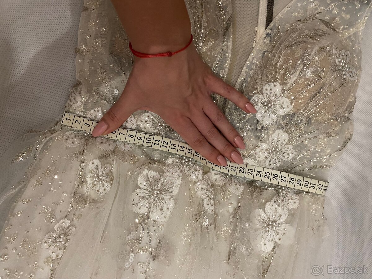 Svadobne saty velkost S (36) - 12